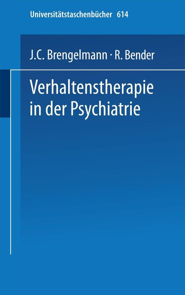 Verhaltenstherapie in der Psychiatrie
