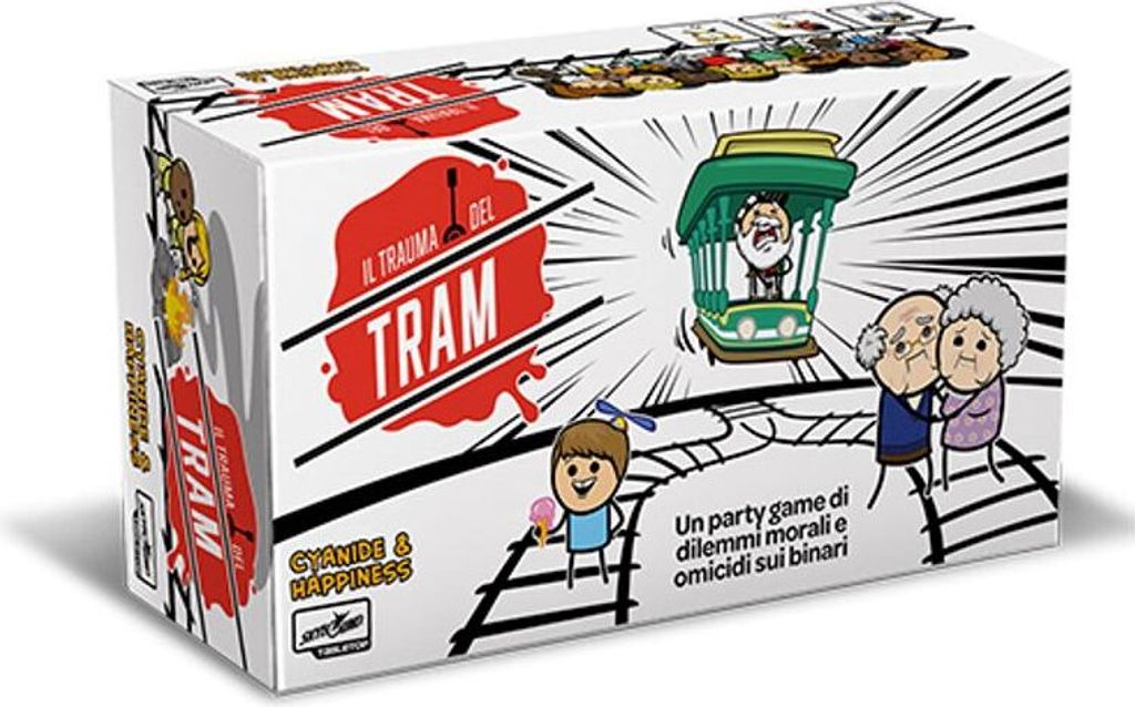 Asmodee Il Trauma del Tram, Party-Kartenspiel, 15 min, Erwachsener, 16 Jahr(e), Unisex, Mehrfarbig