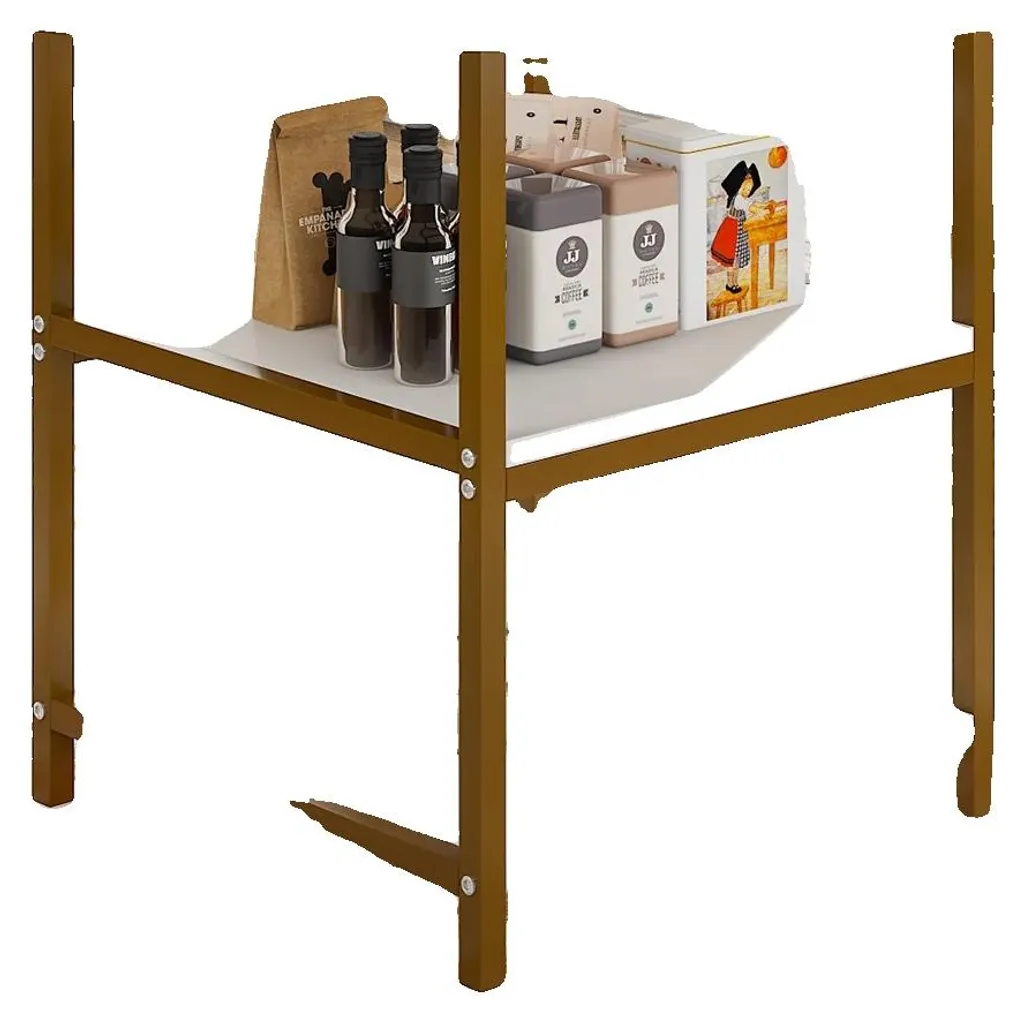Table à manger ronde blanche avec structure robuste moderne Modèle ALBA