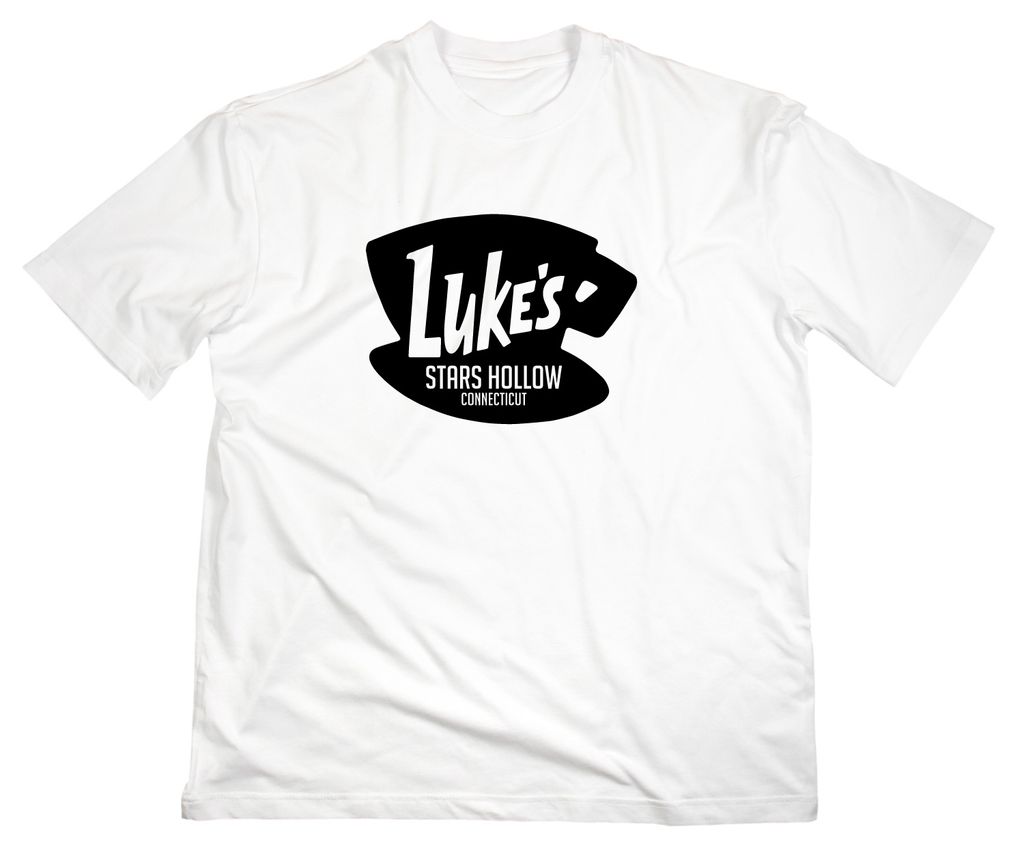 Styletex23 T-Shirt Luke's Stars Hollow Logo, weiss, XXL