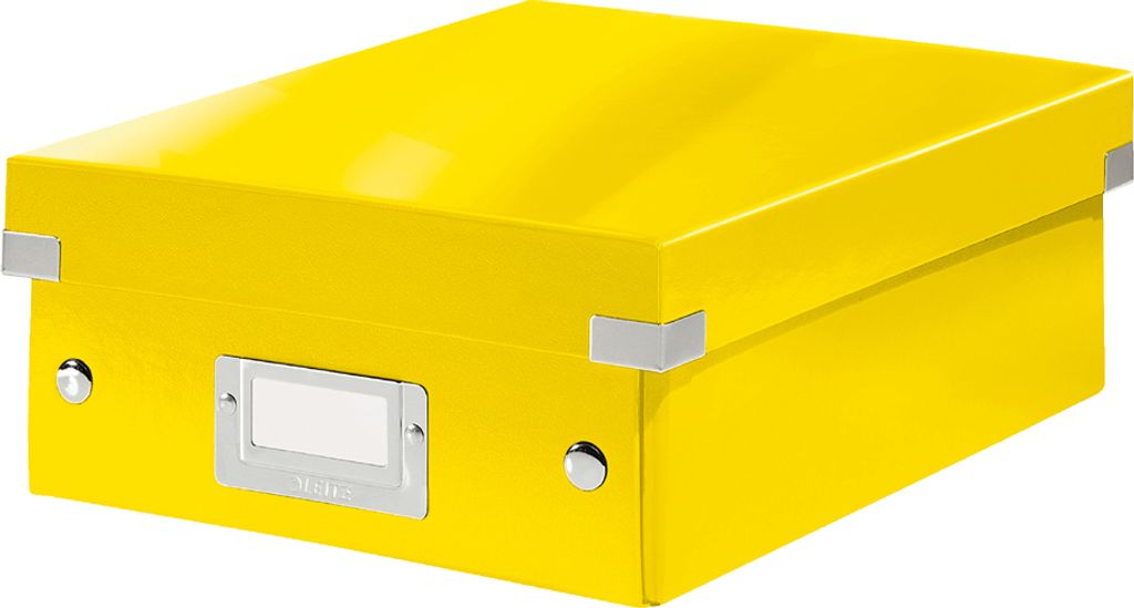 LEITZ Organisationsbox Click & Store WOW klein gelb
