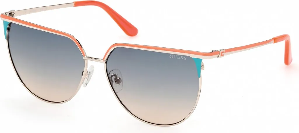 Lunettes de soleil Guess GU00132 pour femme coloris doré pâle brillant