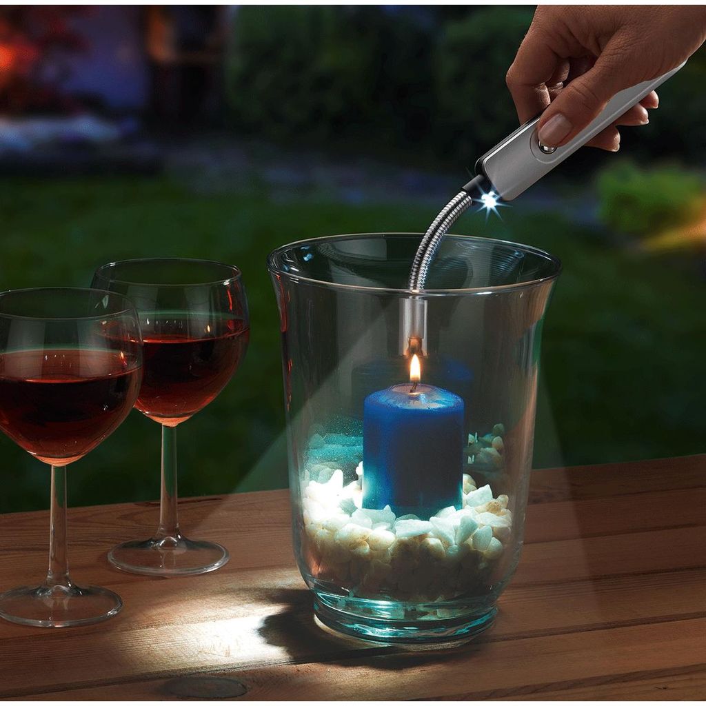 Maximex LED Lichtbogen-Feuerzeug, Elektrisches Feuerzeug Produktbild 