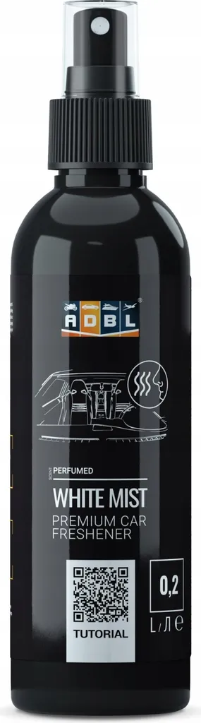 ADBL Brume Blanche Désodorisant 200 ml - Parfum Habitacle Longue Durée