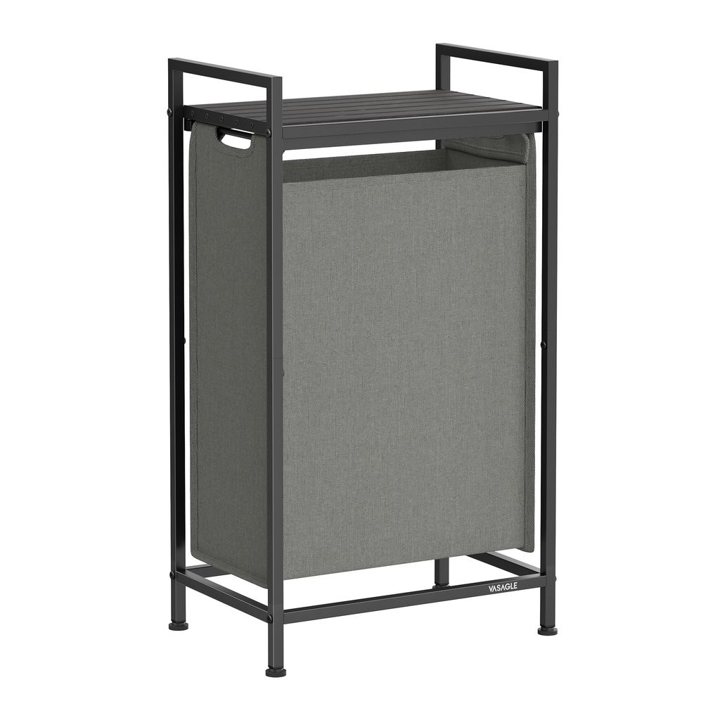 A product shot of a laundry basket.