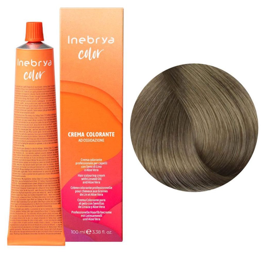 Inebrya Color Ash (8/1 Light Blonde Ash) 100 ml Produktbild 