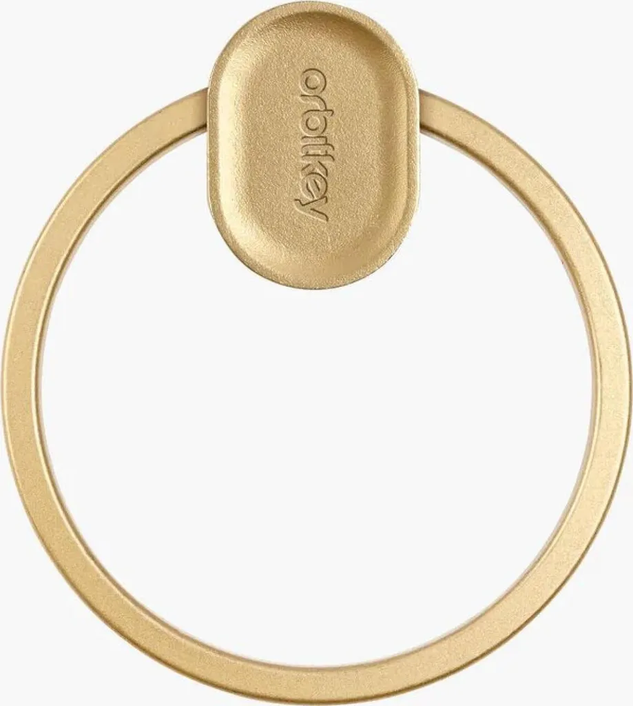 Porte-clés Orbitkey V2 jaune en inox pour organiser vos clés de maison