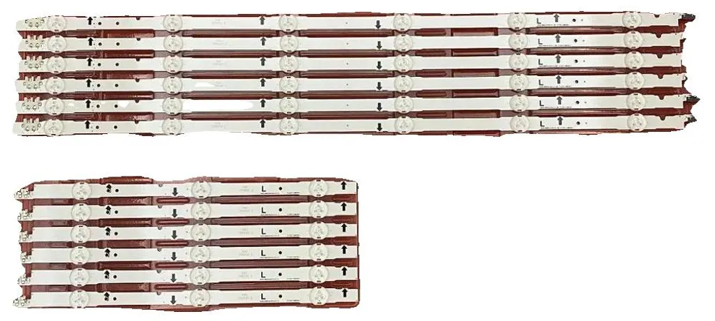 Barres de Rétroéclairage pour Téléviseur 48 Pouces - Pack 12 Unités LED