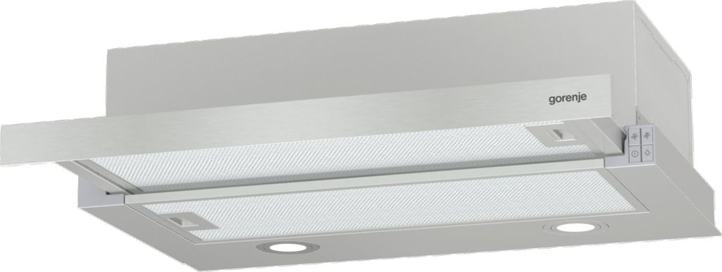 Gorenje TH62E4X Kaminhaube, 450 m³/h, Abluft/Umluft, D, A, Produktbild 