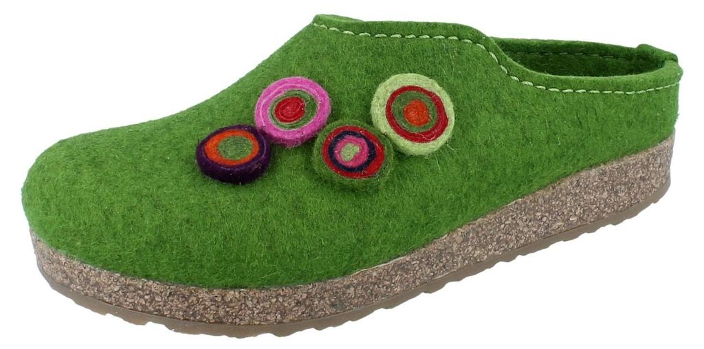 HAFLINGER Grizzly Kanon Wollfilz grasgrün - Größe: 38 Produktbild 
