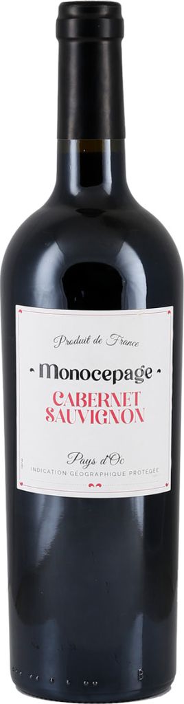 Monocepage Cabernet Sauvignon 2021 | Rotwein | Frankreich | 1 x 0,75 Liter