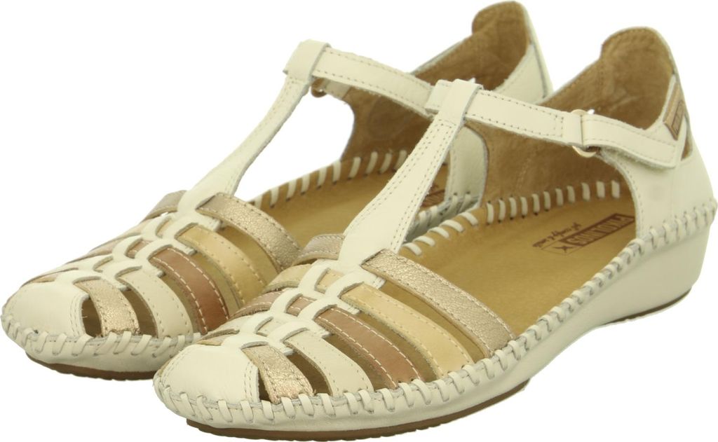Pikolinos Sandalen P.VALLARTA Damen Glattleder Weiß Größe: Produktbild 