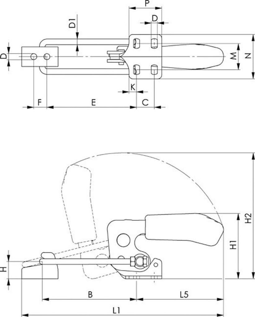 AMF Andrückschraube comfortline 6890C Gr.1
