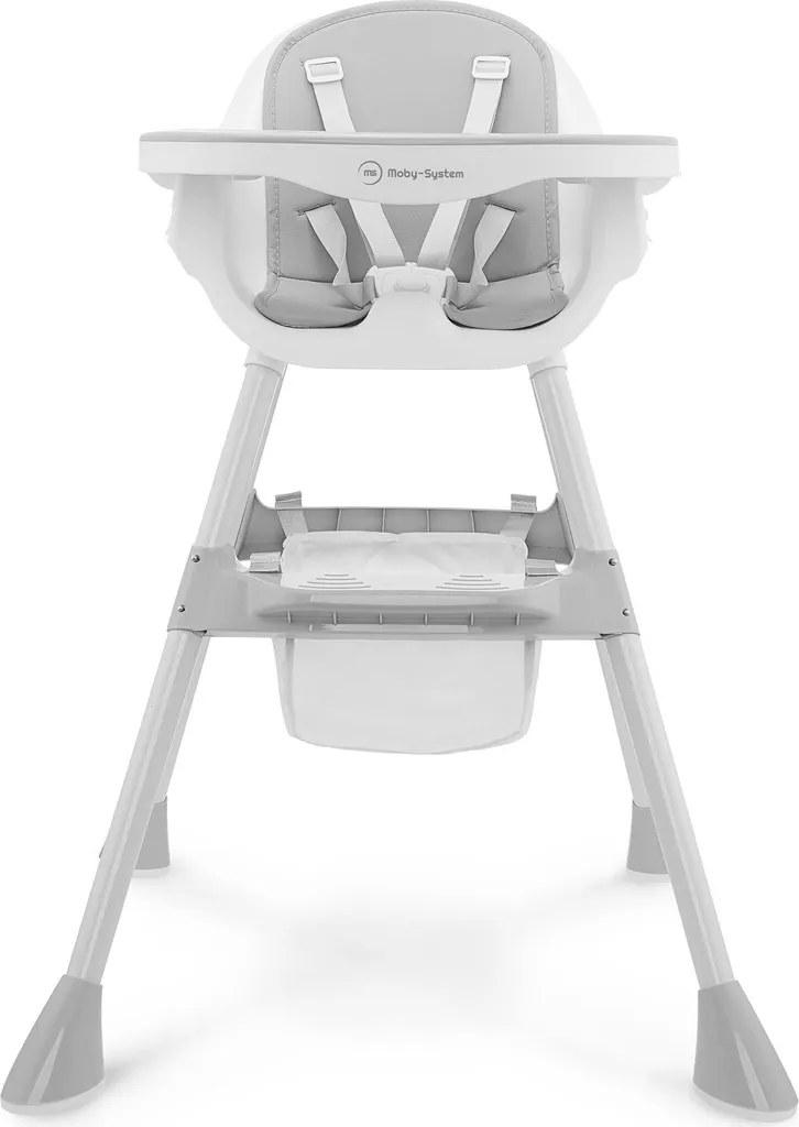 Moby-System Magnolia Grigio: Il Seggiolone Pappa che si Pulisce in un Lampo