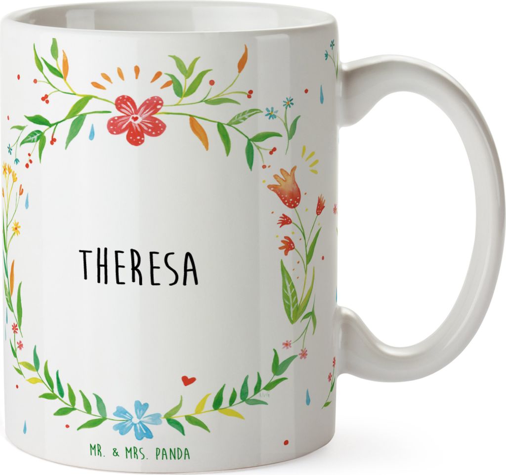 Mr. & Mrs. Panda Pott Theresa - Geschenk, Kaffeetasse, Teepott, Becher, Kaffeebecher, Tasse, keramik