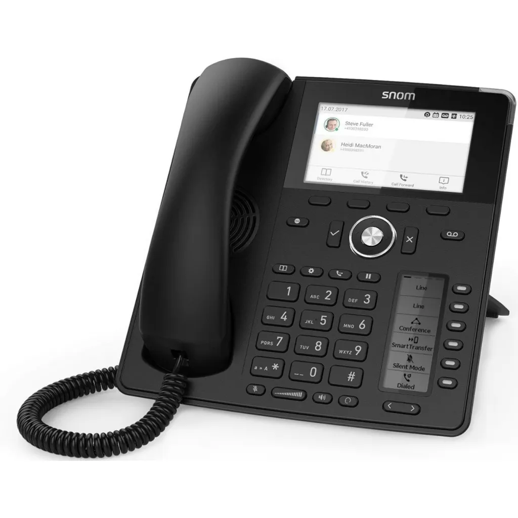 Poste SIP Snom D785 Gigabit Noir : Solution VoIP Haute Performance