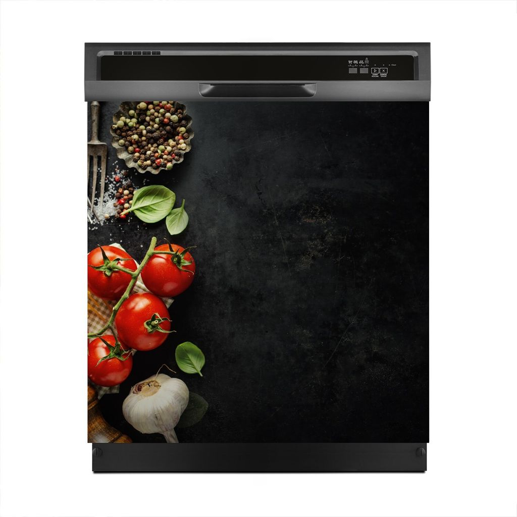 Magnete Dekorative 60x60 cm Küche Magnetmatte Spülmaschine - Italienisches Essen