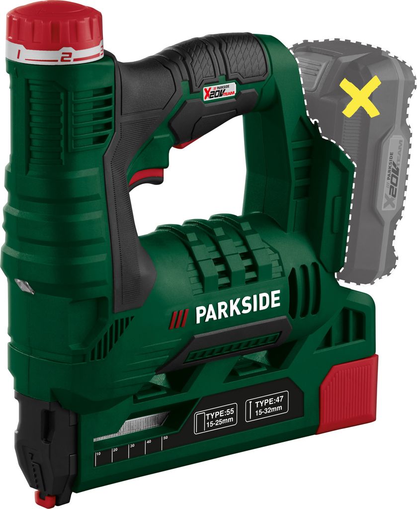 PARKSIDE® 20 V Akku-Tacker » PAT 20-Li A1«, ohne Akku und Produktbild 