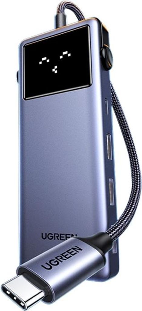 Hub Usb-C Ugreen Cm888 Uno, 7W1, Usb-C 3.2 Gen1, Pd 85W, Hdmi, Usb 3.0