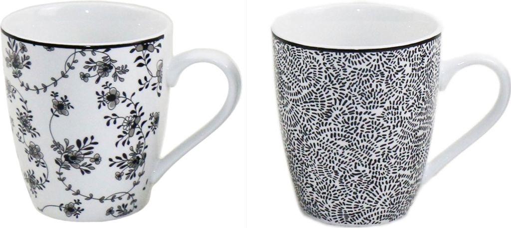 Sada 2 různých hrnků Ibili Armonia, porcelán, 8,8x10,4 cm, Obrázek produktu 