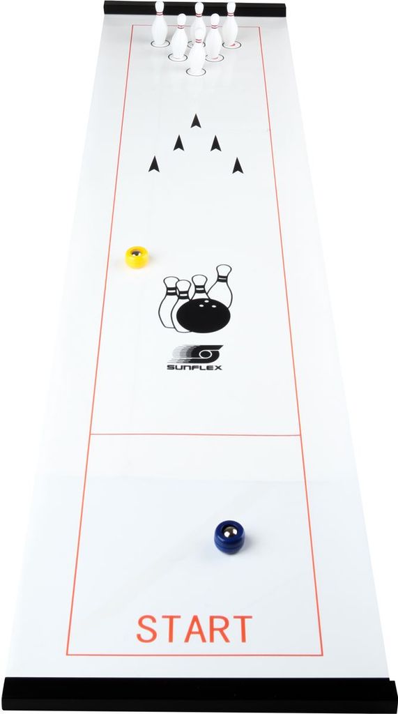 Sunflex Tischspiel Bowling | Kegeln Gesellschaftsspiel Partyspiel Tablegame