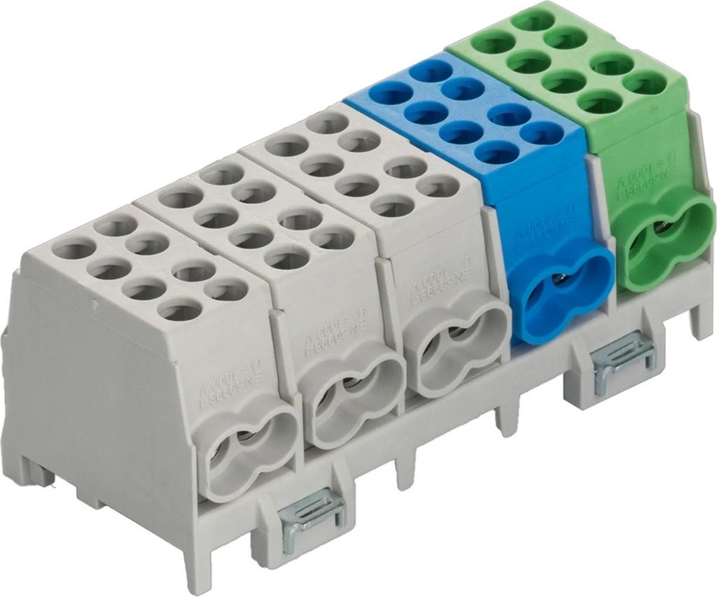 Zacisk odgałęzienia - zacisk kolejowy 5-p HLAK 25-5/10-S Zdjęcie produktu 