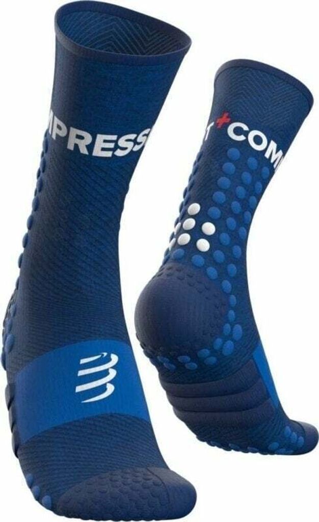 Compressport Ultra Trail Blue Melange T1 Laufsocken