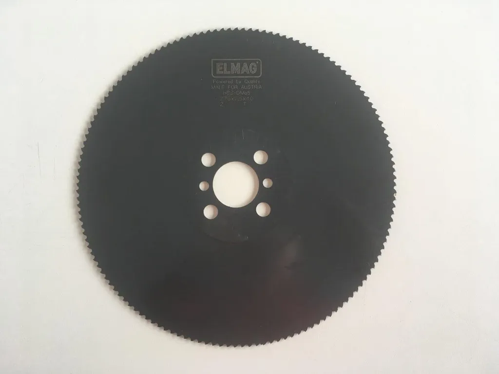 Lame HSS DMo5 anti-vibration pour des coupes nettes sans bavure acier