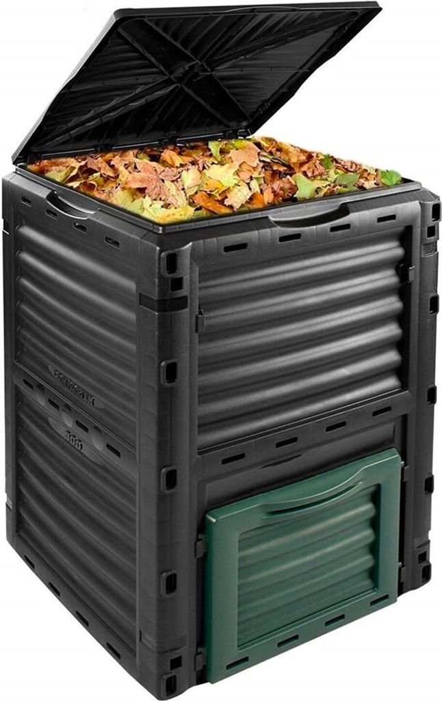 Kompostownik ogrodowy, zamknięty - 300 l Zdjęcie produktu 