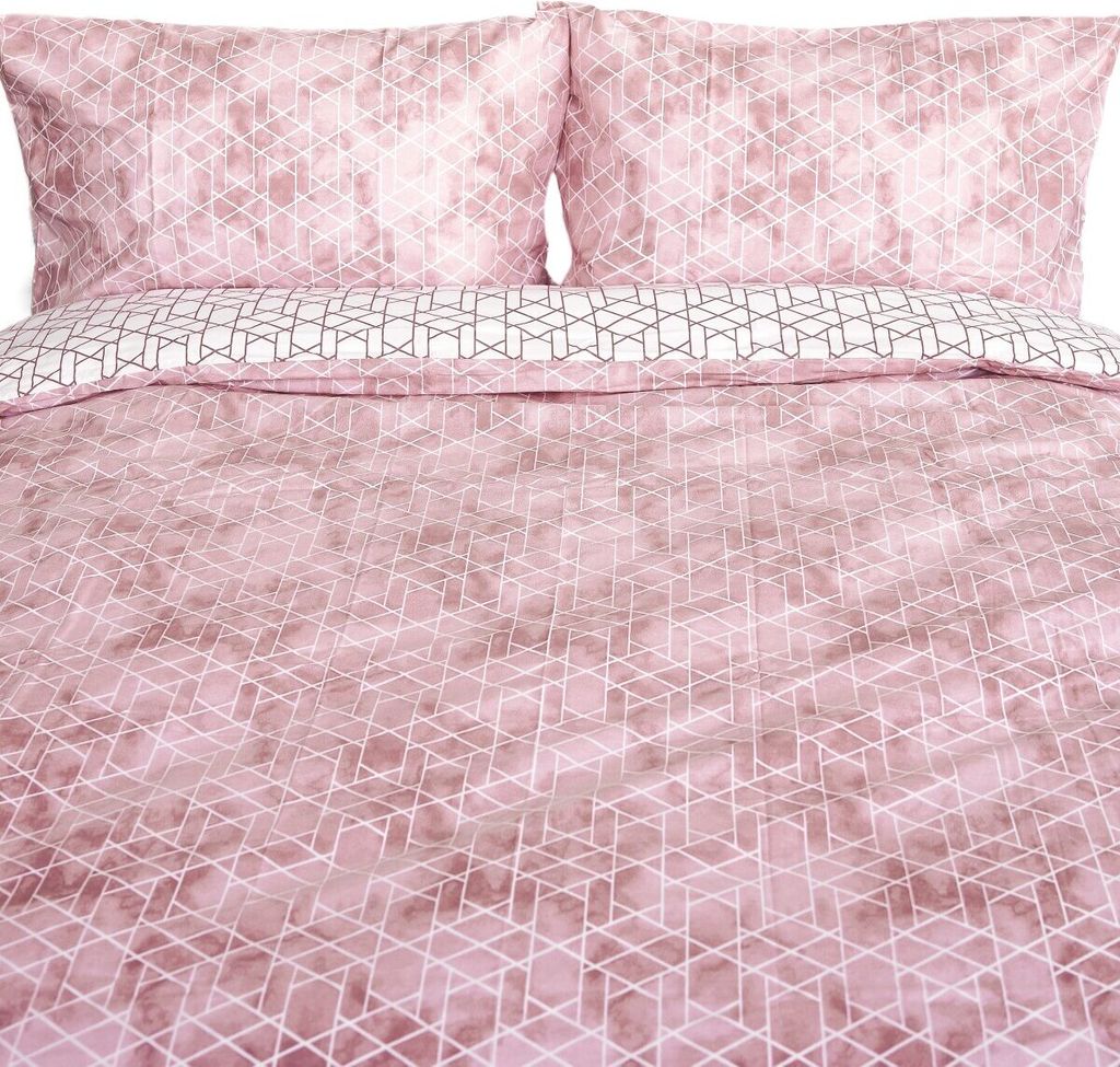 Renforcé Bettwäsche mit Reißverschluss, für Einzel- und Doppelbett 220 x 240 cm + 2x 80 x 80 cm