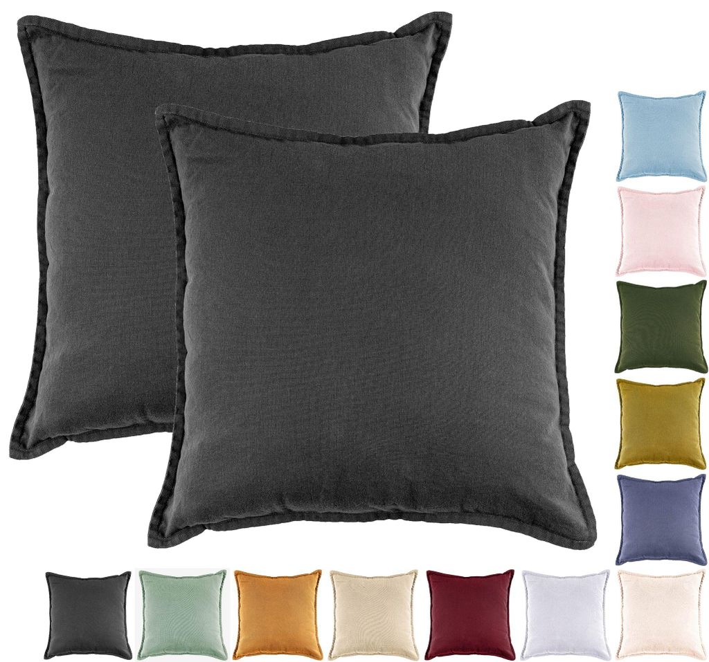 JACK by Mistral 2er Set 45x45cm Kissenhülle Kissenbezug Produktbild 