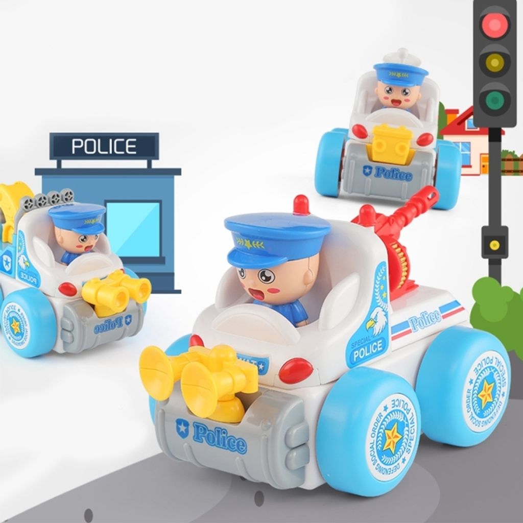 MoFun DIY Polizeiauto-Montage frei mit 3 Drei-Gang-Volumenschalter