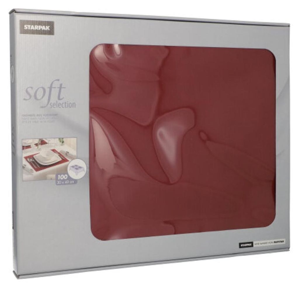 100 Papstar Tischsets, stoffähnlich, Vlies soft selection Produktbild 