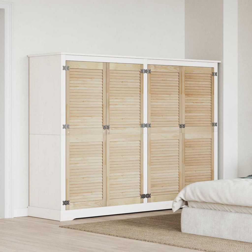 vidaXL Schuurtje met deur, 4 stuks, naturel, 49,5 x 2,1 x Productafbeelding 