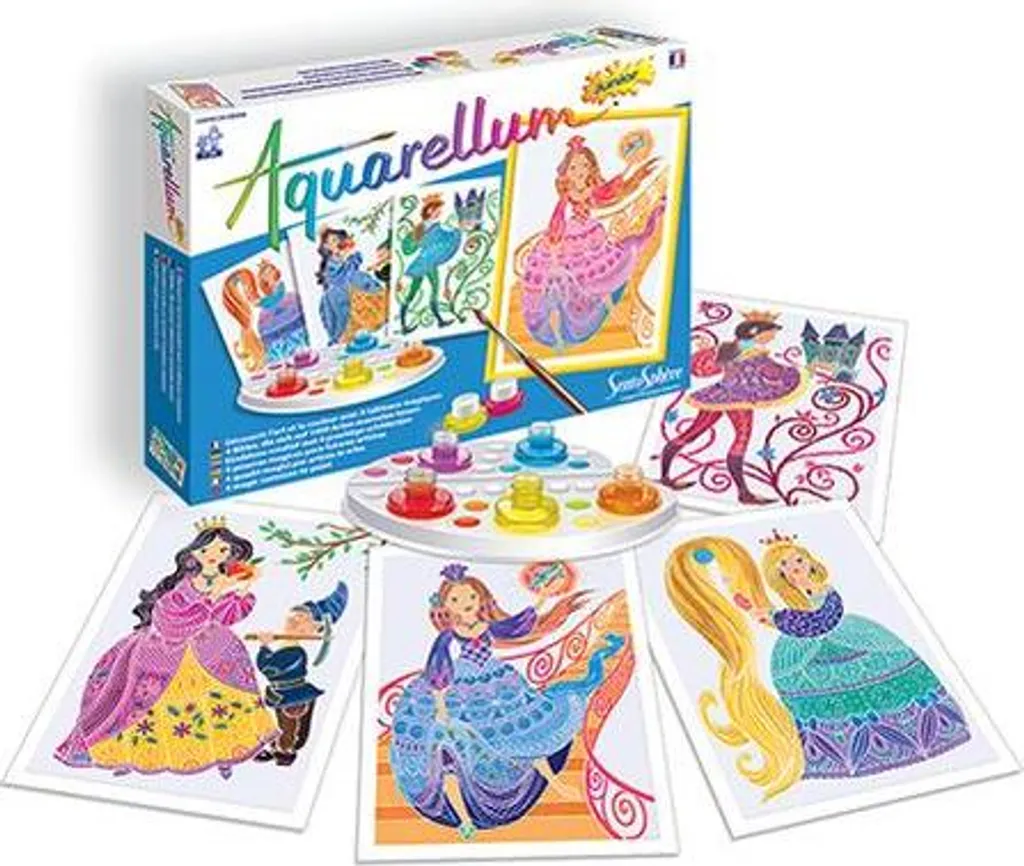 Activité Créative Enfant : Aquarelle Junior Grimm Sentosphère 3 Tableaux