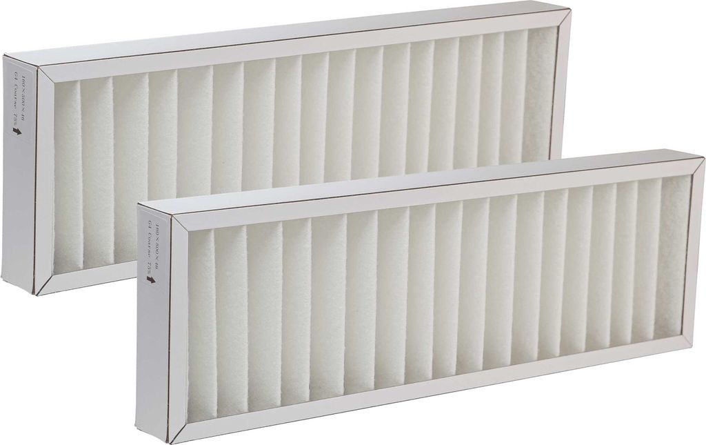 vhbw 2x Filter G4 kompatibel mit Pluggit Avent P450 Lüftungsgerät - Filterset Weiß