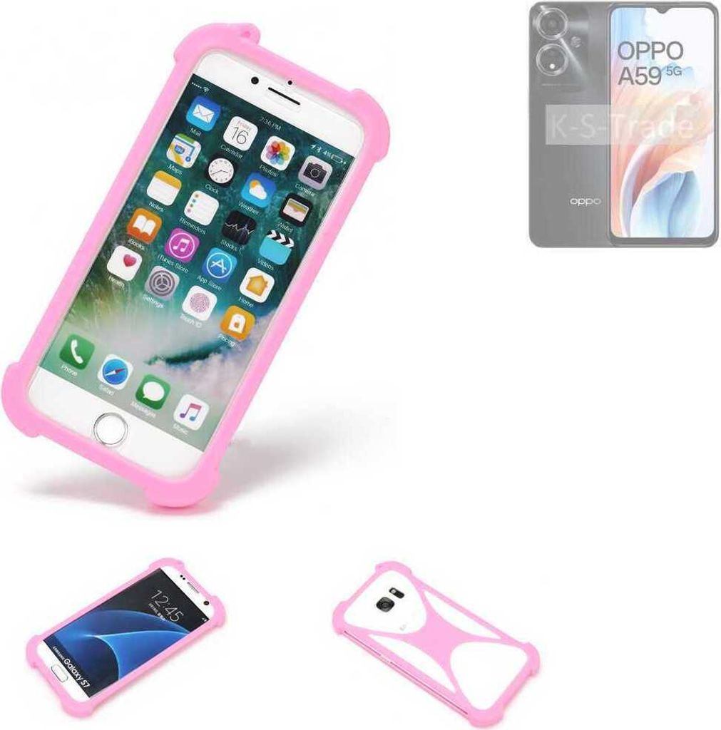 K-S-Trade Handy Hülle kompatibel mit Oppo A59 5G Schutz Produktbild 