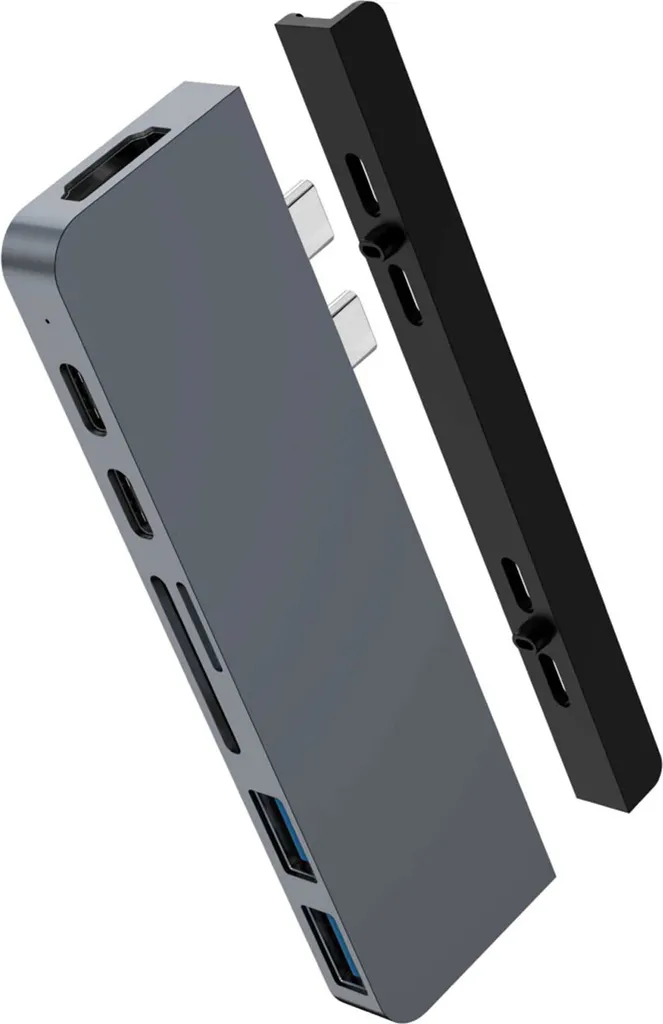 Hub USB-C MacBook Pro 7 Ports avec Sortie HDMI et Lecteur SD Rapide