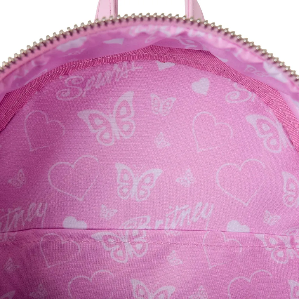 Mini Sac Loungefly Britney Spears avec Détails Brodés et Pompons