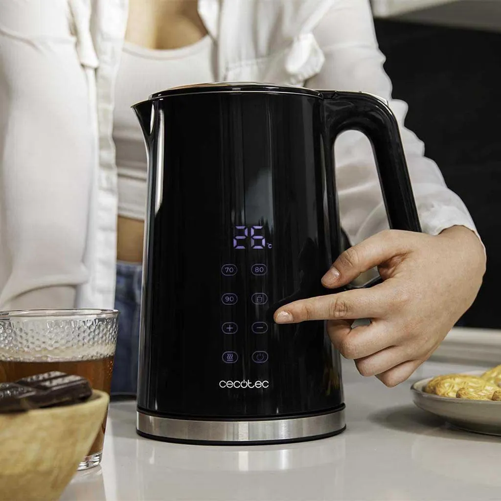 Cecotec Bouilloire Thermosense 800 de 1,7L - Modèle Premium de 2200W - 2