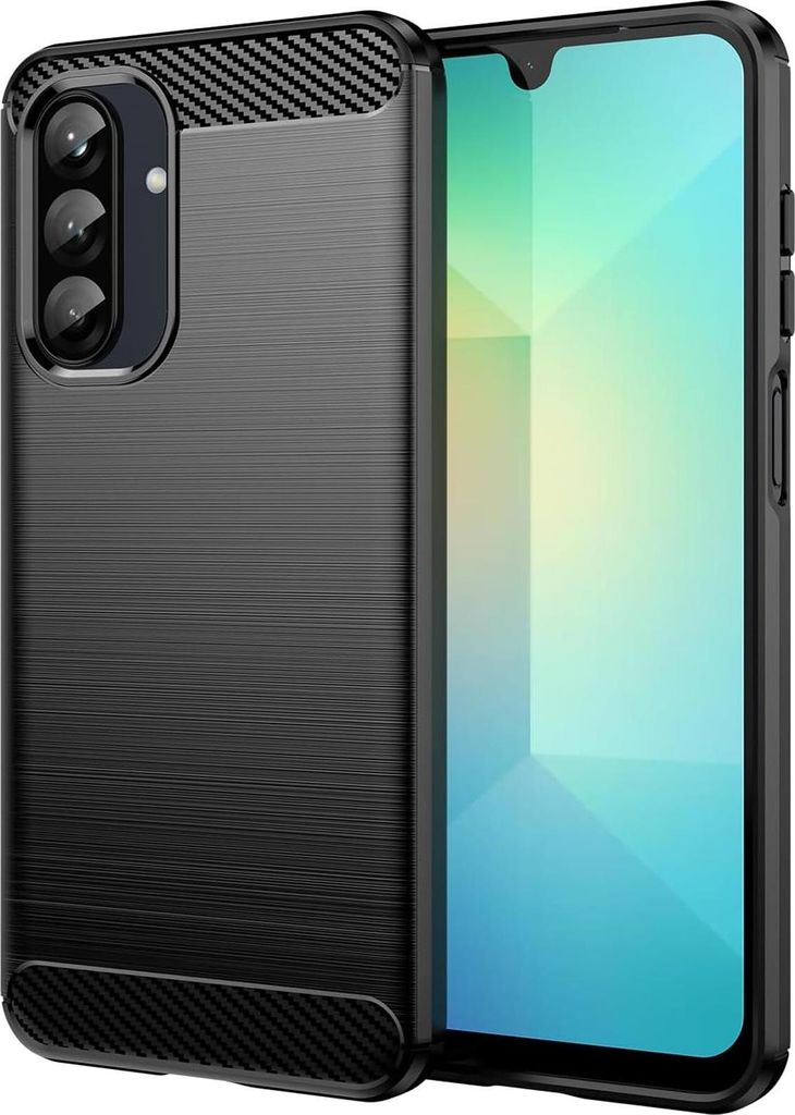 Hülle Carbon für Samsung Galaxy A26 5G Schutzhülle Handy Case TPU Cover Handyhülle