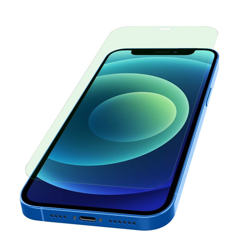 Apple iPhone 12 Mini Displayschutzfolie mit UV-Filter, Baseus Blau