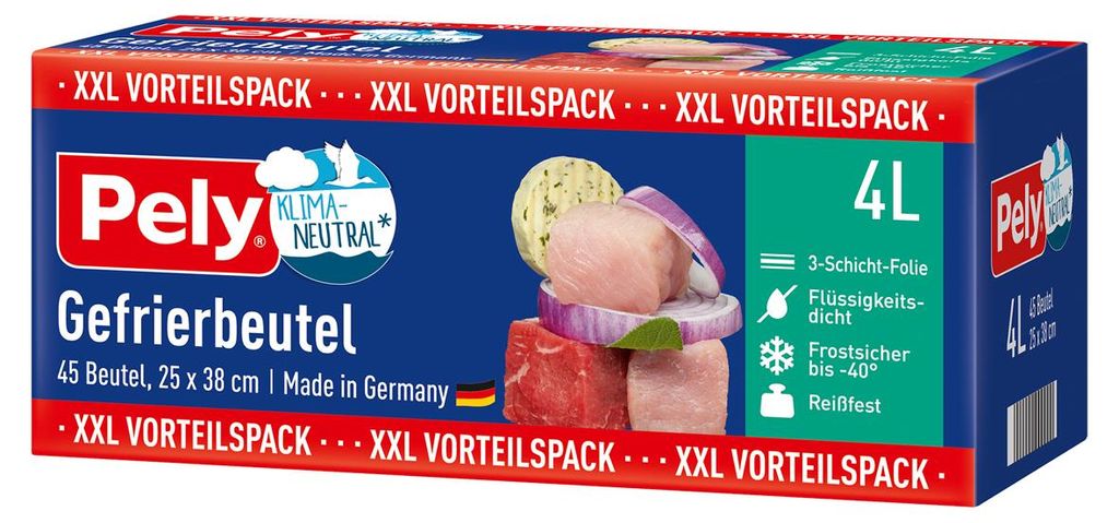 Woreczki do zamrażania Pely 3-warstwowe foliowe ekonomiczne Zdjęcie produktu 