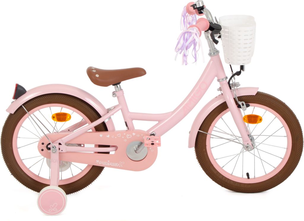 AMIGO Kinderfahrräder Mädchen Perfect 16 Zoll 23,5 cm Produktbild 
