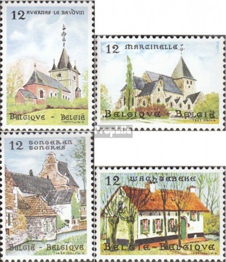 Briefmarken Belgien 1985 Mi 2231-2234 (kompl.Ausg.) postfrisch Tourismus