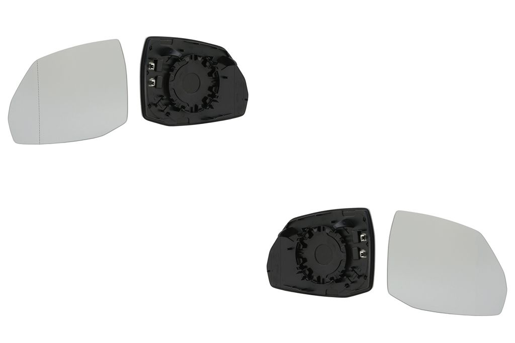 Johns, Spiegelglas Außenspiegel Glas passend für Audi Q7 4M 01/15- Set Links und Rechts 4M0857535B 4M0857536A