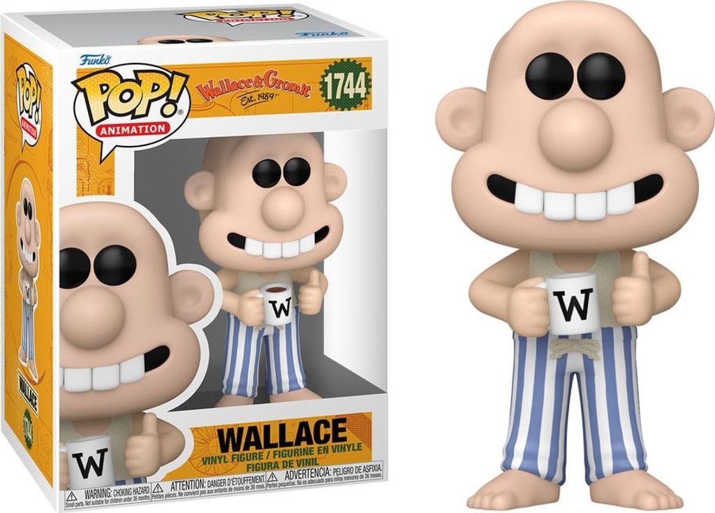 Wallace & Gromit - Wallace 1744 - Funko Pop! Vinyl figuur Productafbeelding 
