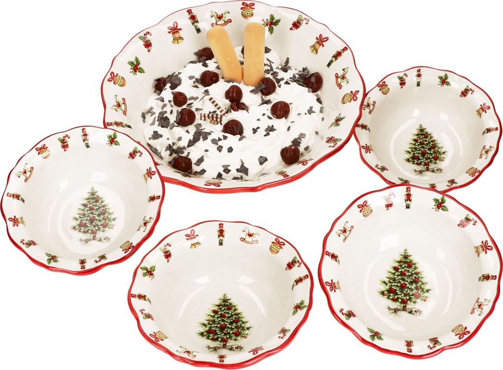 5dílná sada misek Maestro Natale 4 osoby misky na cereálie Obrázek produktu 