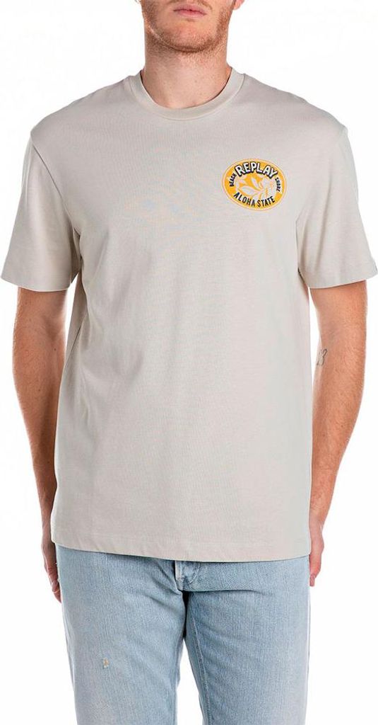 Replay M3066.000.23804 Kurzarm-t-shirt Beige S Mann Beige S