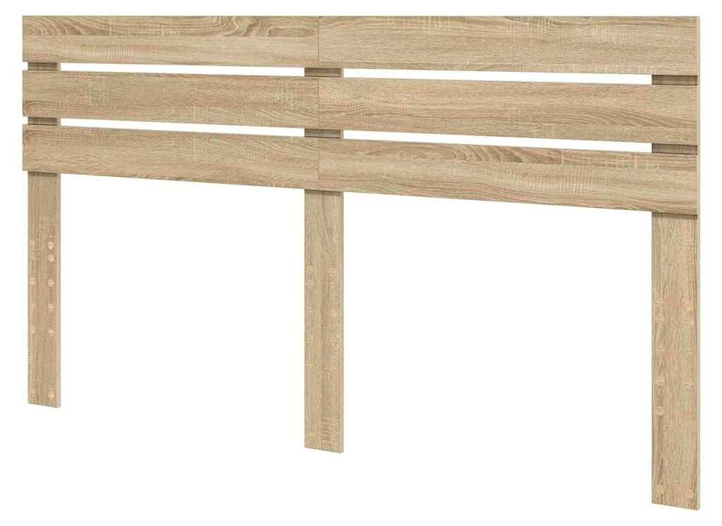 Kopfteil Sonoma-Eiche 180 cm aus Holzwerkstoff, modernes rechteckiges Design, robuster Holzrahmen, stilvolles Bett-Accessoire für ein ansprechende...